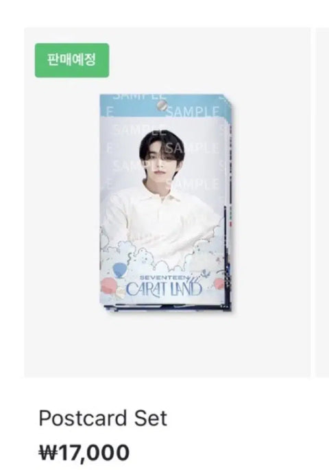 Seventeen Caratland 2021 MD Postcard Set