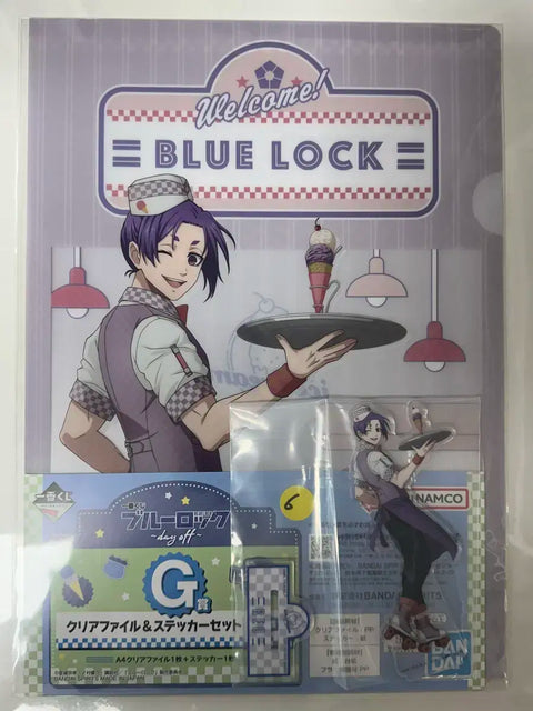 Blue Lock day off Mikage Reo Acrylic Stand File Bundle