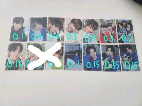 BXMD Sungho, Riwoo, Jaehyun, Taesan, Leehan, Woonhak photocard