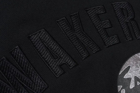 Woowakgood's WAKE RAVEST Hoodie Zip-Up Black