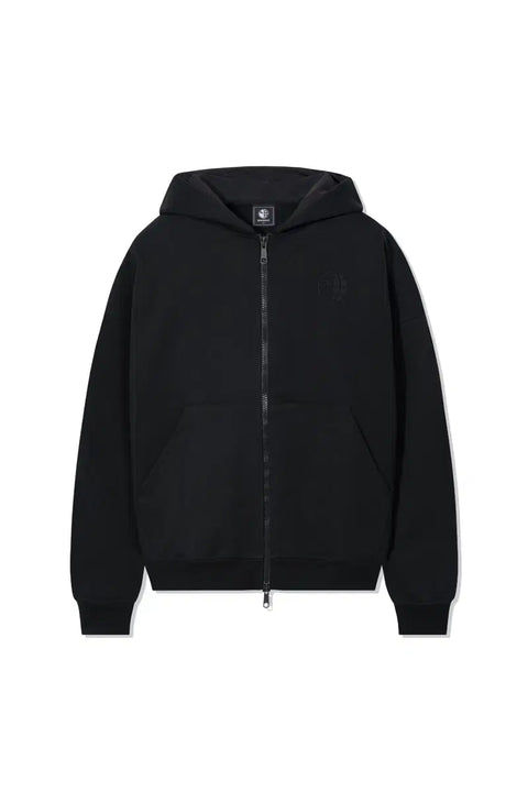 Woowakgood's WAKE RAVEST Hoodie Zip-Up Black