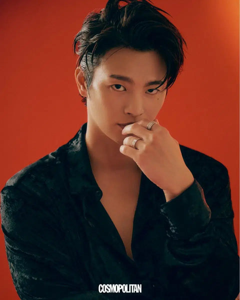 Transfer of Cosmopolitan magazine featuring Seo In-guk and Ahn Jae-hyun.