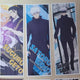 Jujutsu Kaisen Long Stickers 8-Piece Set Gojo Geto Yuji Nanami etc.