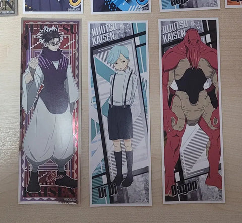 Jujutsu Kaisen Long Stickers 8-Piece Set Gojo Geto Yuji Nanami etc.