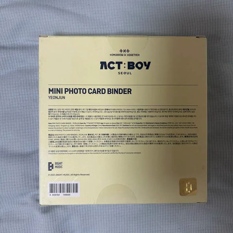 TXT ACT:BOY Yeonjun Binder