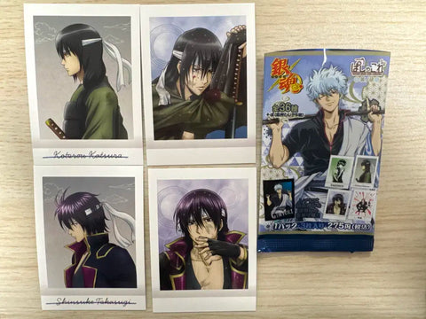Gintama Pasha Colle 4th Edition Katsura, Shinsuke, and Yō (4 cards as a set)