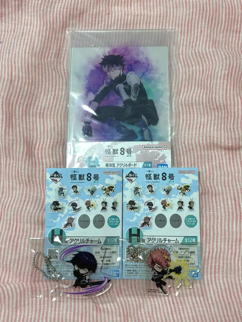 Kaiju No. 8 Ichiban Kuji Prize E Narumi Acrylic & Prize H Hoshina Bundle