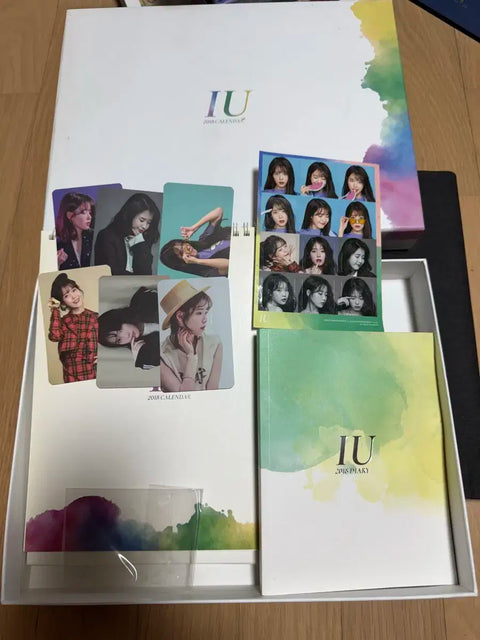 IU 2018 Season's Greetings Calendar Diary Photocards