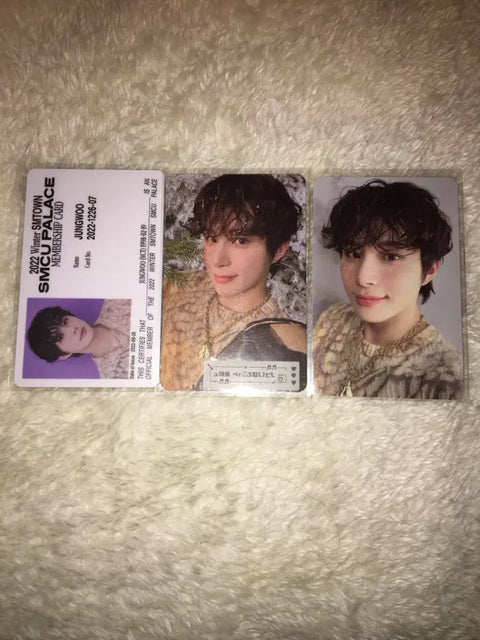 NCT 127 Jungwoo Salt Bread Jungwoo SMCU photocard selling as a set.
