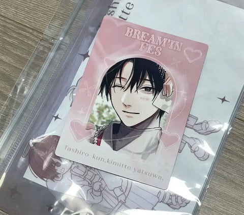 Tashiro, you're the guy with the Lafary collaboration bonus photocard.