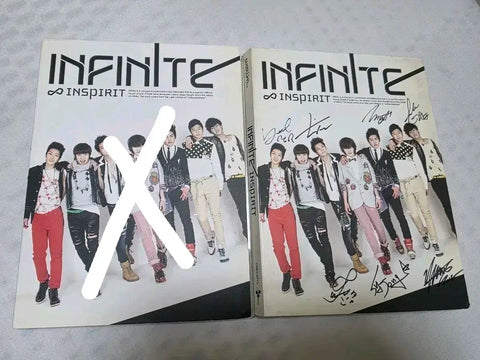 Infinite INSPIRIT Nothing's Over Autographed Album