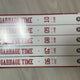 Garbage Time 1st Goods, includes benefits, for sale as a set only.