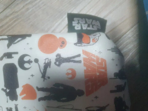 Star Wars Pattern Pouch Wrist Strap