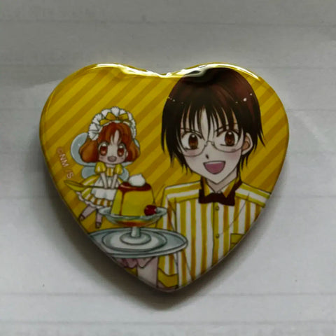 Dream-Colored Pâtissière Doha Heart Can Badge, Dream Pâtissière Heart Can Badge, Japanese Pop-up Transfer