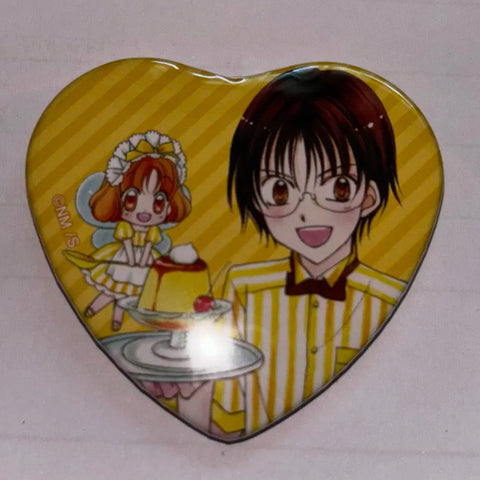 Dream-Colored Pâtissière Doha Heart Can Badge, Dream Pâtissière Heart Can Badge, Japanese Pop-up Transfer