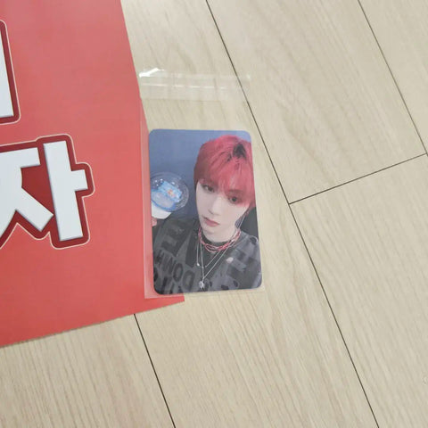 BOYNEXTDOOR Paradise Encore Concert One Door Zone TaeSan photocard + Middle Day slogan