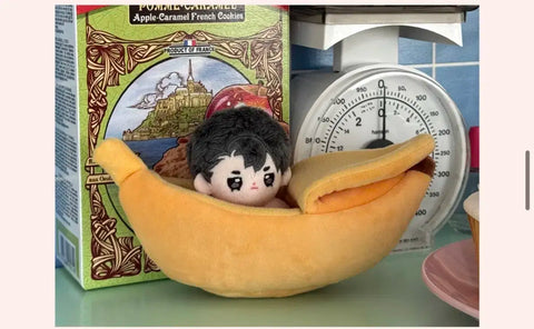 Cost price transfer) tor Wardrobe 10cm doll clothes Banana sleeping bag on-hand