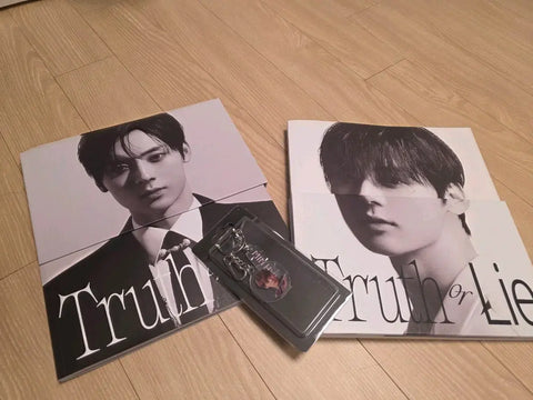 Hwang Minhyun Truth or Lie unsealed album and keyring