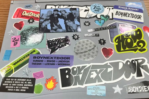 BOYNEXTDOOR How How Sticker Album LFB Sungho Liu Jaehyun Taesan Lee