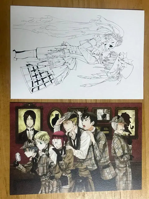 Black Butler Black Label Ciel Postcard Bundle Sale Official Goods Authentic (Wholesale/Below Cost)