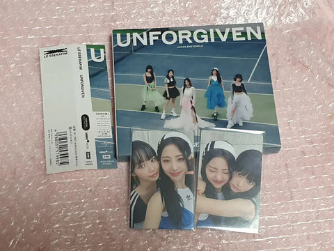 LE SSERAFIM Japanese Unforgiven Yunjin PC Full Set (6 cards total)