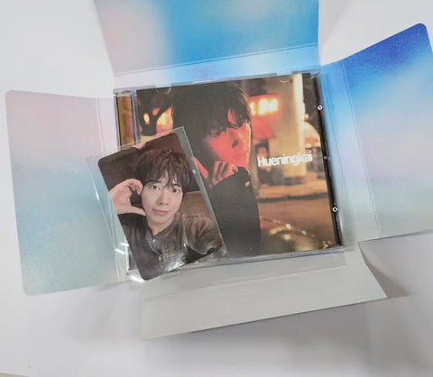 TXT solo track Huening Kai version + Taehyun photocard