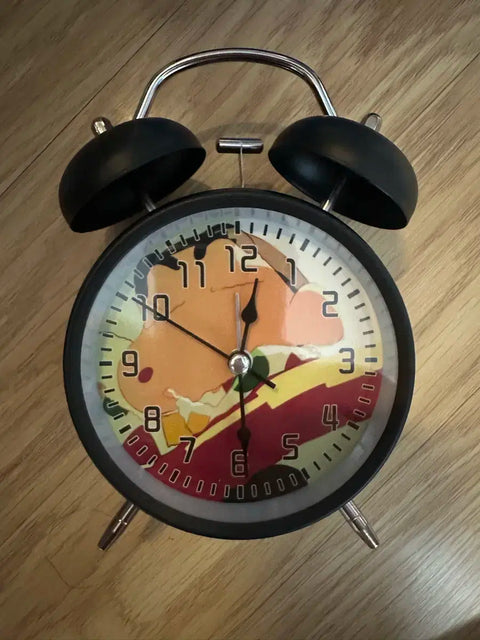 Crayon Shin-chan character desk clock, new item