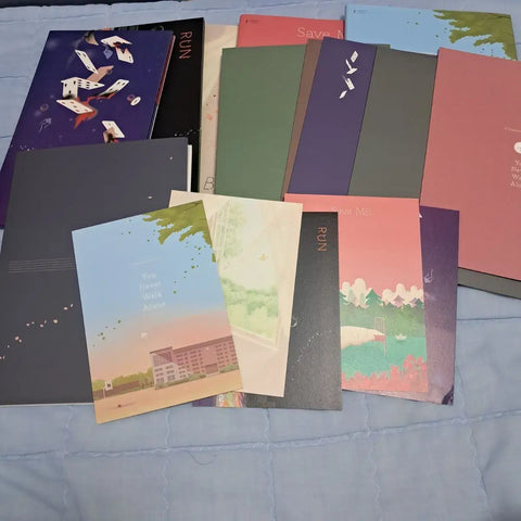 Selling cheap BTS Jungkook Jimin Taehyung Namjoon Hoseok Yoongi Seokjin bulletproof graphic lyrics.