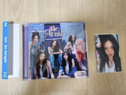 IVE Be Alright Phiên bản thường + Thẻ ảnh áo khoác Gaeul Solo