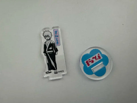 Gintoki Gintama Jump Shop Chân đế Acrylic Mini Chibi Young Thời thơ ấu