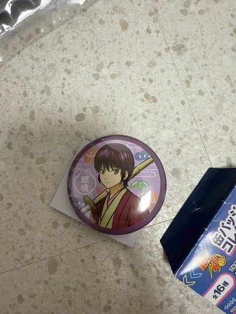 Gintama Shrunk Down Can Badge