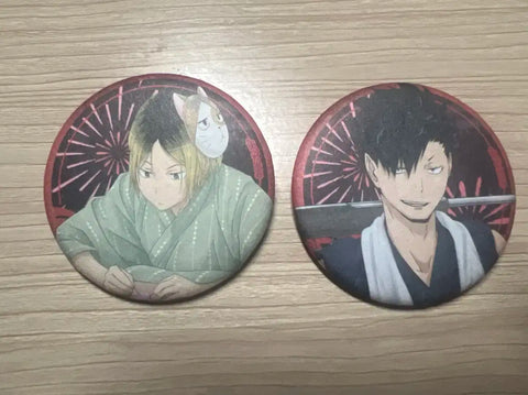 Haikyuu Festival Can Badge Badge Transfer Kenma Kuroo Nekoma