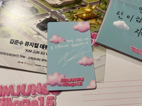 Kim Junsu XIA Junsu Fan Meeting Village 15 Welcome Kit + Ticket Set (Partial)