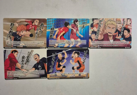 Haikyu!! Batch Set Bakar Card Badge Acrylic Name Tag Gacha