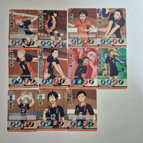 Haikyu!! Bộ thẻ bài Bakar bằng acrylic gắn thẻ tên Gacha