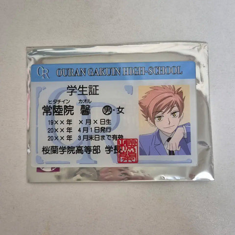Câu lạc bộ xã hội trường trung học Ouran Thẻ học sinh Acrylic Kaoru
