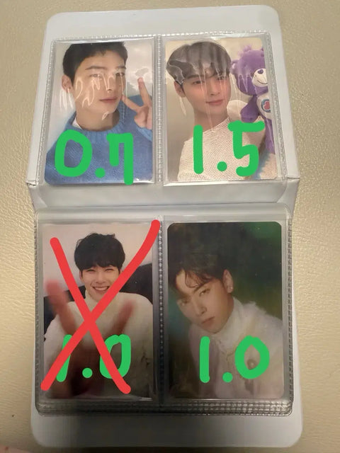 Astro Cha Eunwoo photocard All Yours Alright Call Signature Moonbin Sanha Jinjin MJ