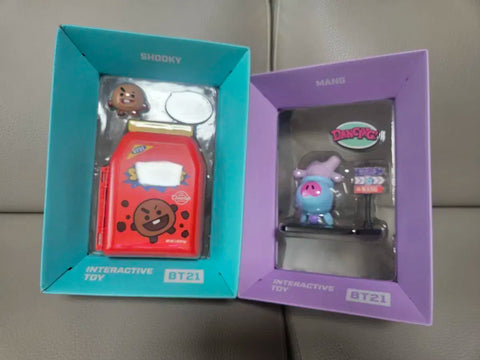 BT21 Interactive Figure SHOOKY, MANG Set