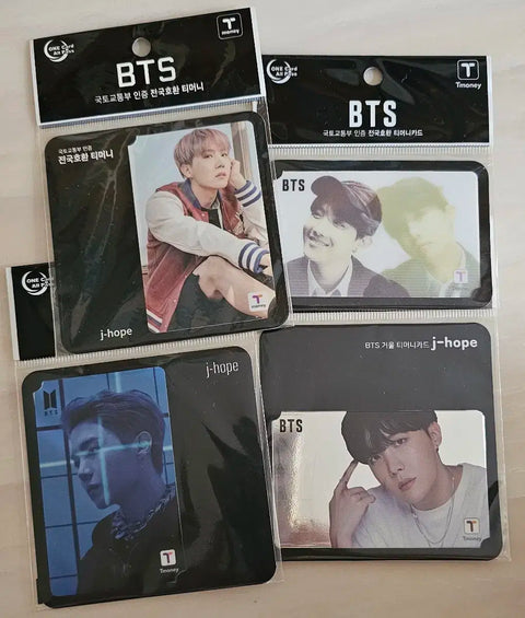 Unopened BTS T-money Transportation Card J-Hope