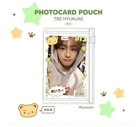 THE BOYZ Hyunjae photocard pouch Lee Jaehyun photocard holder