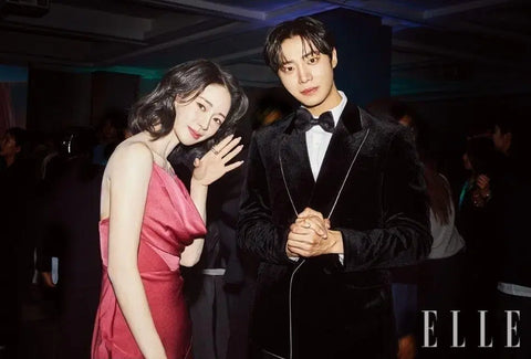 Elle magazine featuring the Baeksang Arts Awards winners on the cover, along with behind-the-scenes sketches, for sale.