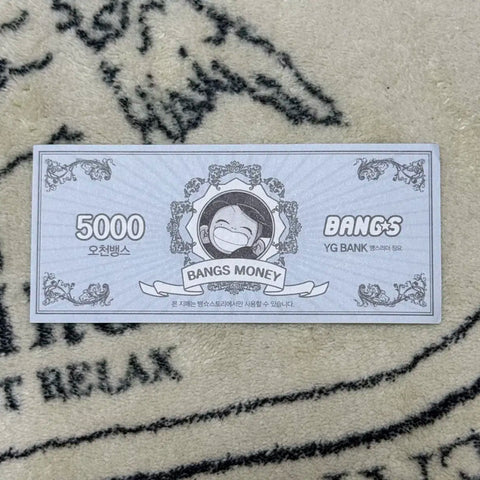 Bangs Money G-Dragon Official Goods