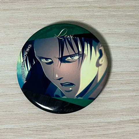 Attack on Titan Levi can badge pin button