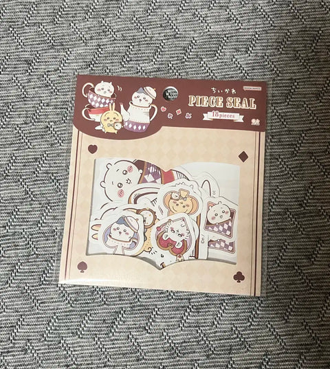 Bandai Chiikawa Wonderland Teatime Seal Scrap Sticker