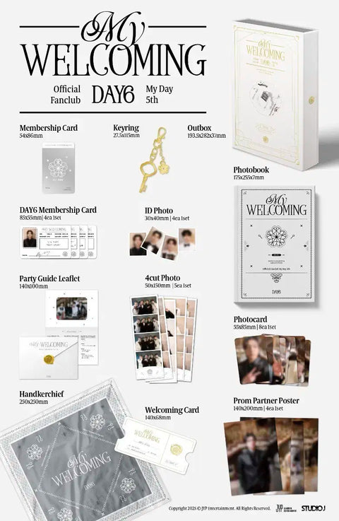 DAY6 5th Kit Full Set My Day Official