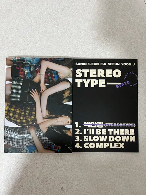 STAYC Stereotype Unsealed Album Photocards Posters
