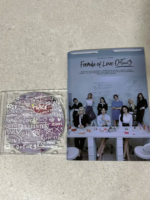 TWICE Formula of Love: O+T=<3 Unsealed Album Photocards Posters