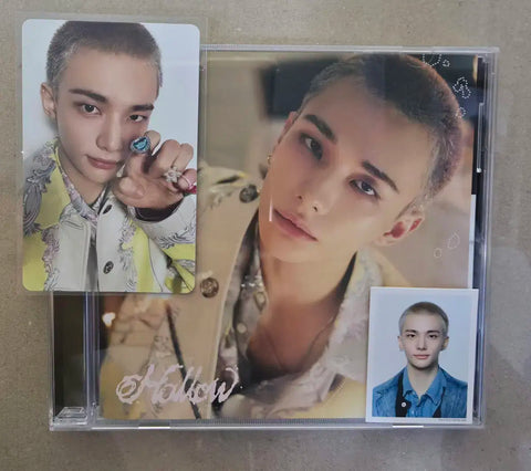 Hyunjin Hollow FC Album + Photocard & ID Photo Included