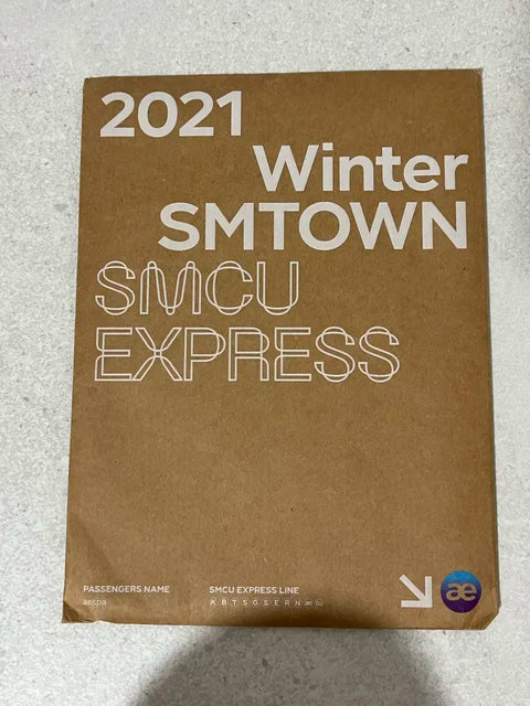 aespa 2021 Winter SMTOWN unboxing album photocard poster