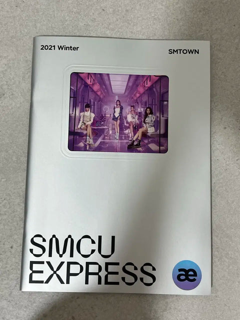 aespa 2021 Winter SMTOWN unboxing album photocard poster